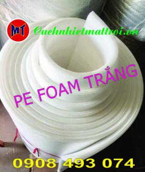 BÁN XỐP PE FOAM TRĂNG BỌC HÀNG