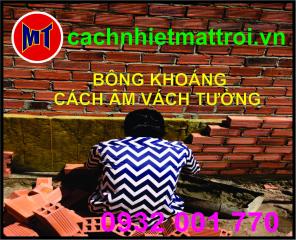 Bông khoáng chèn giữa vách tường - cách âm cách nhiệt