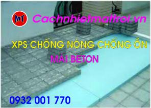 Chống nóng cách âm, cách nhiệt mái Beton bằng tấm XPS Cách Nhiệt Mặt Trời