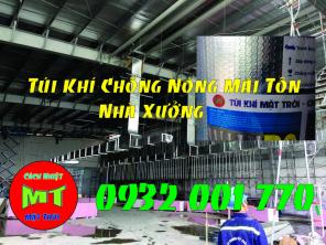 Chống nóng mái tôn bằng túi khí cách nhiệt Mặt Trời