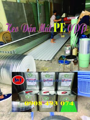 Cung cấp keo dán mút cách nhiệt PE OPP cho Xưởng tôn