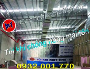 Cung cấp tấm cản nhiệt chống nóng túi khí mặt trời cho các xưởng tôn khu vực quận 9 quận 2 TP HCM