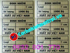 Đinh nhôm - đinh ghim bảo ôn tại Đồng Nai, Bình Dương, Tp Hồ Chí Minh