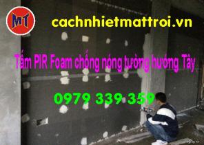 Gạch mát PIR chống nóng cách nhiệt vách tường trần nhà tại Long Thành Đồng Nai 