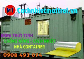 Giải pháp chống nóng cách nhiệt chống ồn cho nhà container - Bông thủy tinh cách nhiệt Mặt trời