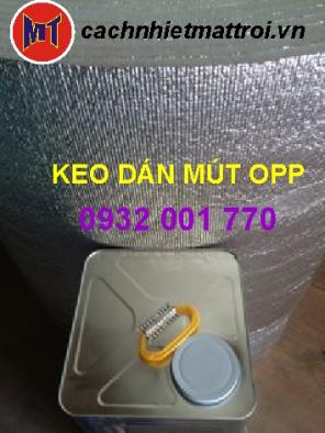 Keo dán Mút PE OPP cách nhiệt  hệ thống ống gió máy lạnh trung tâm.