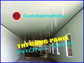 Lắp đặt panel phòng sạch.