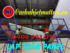 lắp trần panel PU cách âm cách nhiệt Mặt Trời