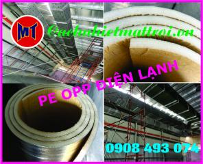 Mút bạc điện lạnh PE OPP 1 mặt keo - Cách Nhiệt Mặt Trời