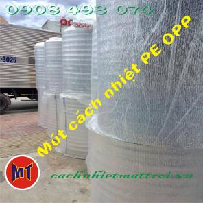 Mút Bạc PE Foam chống nóng mái nhà