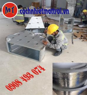 Mút xốp PE tráng bạc Cách Nhiêt Mặt Trời bảo ôn ống gió cho nhà máy cao ốc văn phòng..