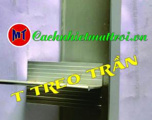 T nhôm treo trần , T nhôm che khe nối tấm panel - Phụ kiện panel