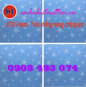 Tấm trần cách nhiệt chống ẩm trang trí hoa văn Eco Foam cách Nhiệt Mặt Trời