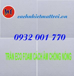 Tấm trần chống nóng hoa văn Eco Foam cách nhiệt mặt trời