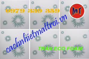 Tấm trần chống ồn cách nhiệt Eco Foam hoa văn cách nhiệt mặt trời
