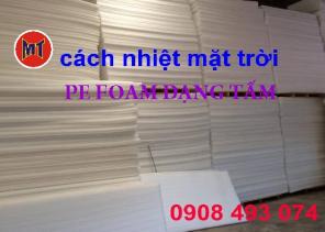 Tấm xốp PE Foam cách Nhiệt Mặt Trời