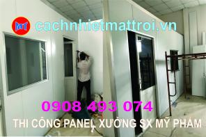 THI CÔNG PANEL CÁCH NHIỆT - VĂN PHÒNG LÀM VIỆC TẠI BÌNH DƯƠNG