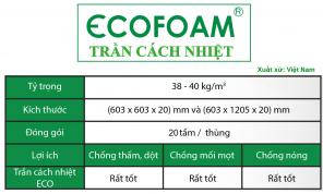 Trần cách nhiệt chống nóng tại Dĩ An Bình Dương