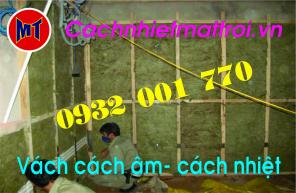 Vách cách âm bằng bông khoáng Cách Nhiệt Mặt Trời