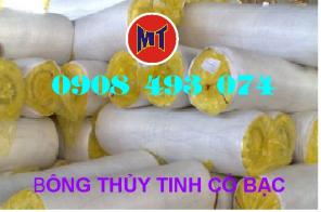 Vật liệu cách âm cách nhiệt _ bông thủy tinh có bạc tại Thuận An Bình Dương