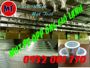 Vật liệu cách nhiệt hệ thống máy lạnh - Mút PE OPP - Băng keo nhôm