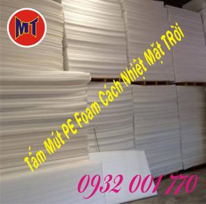 vật liệu chèn lót áo phao, áo ghi lê, túi xách, ba lô - PE Foam Cách Nhiệt Mặt Trời